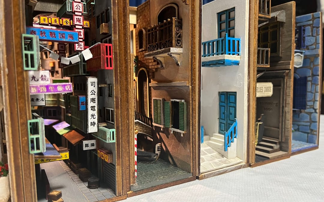 Transforming Bookshelves: The Artistic Journey of Monde and His Enchanting Bookshelf Inserts