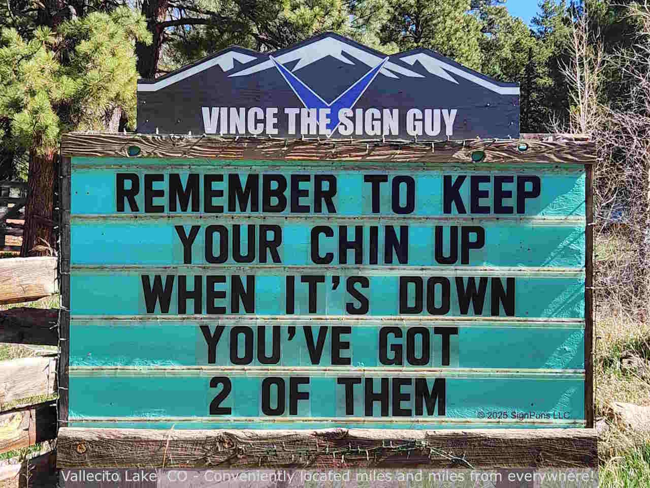 Sign that says 