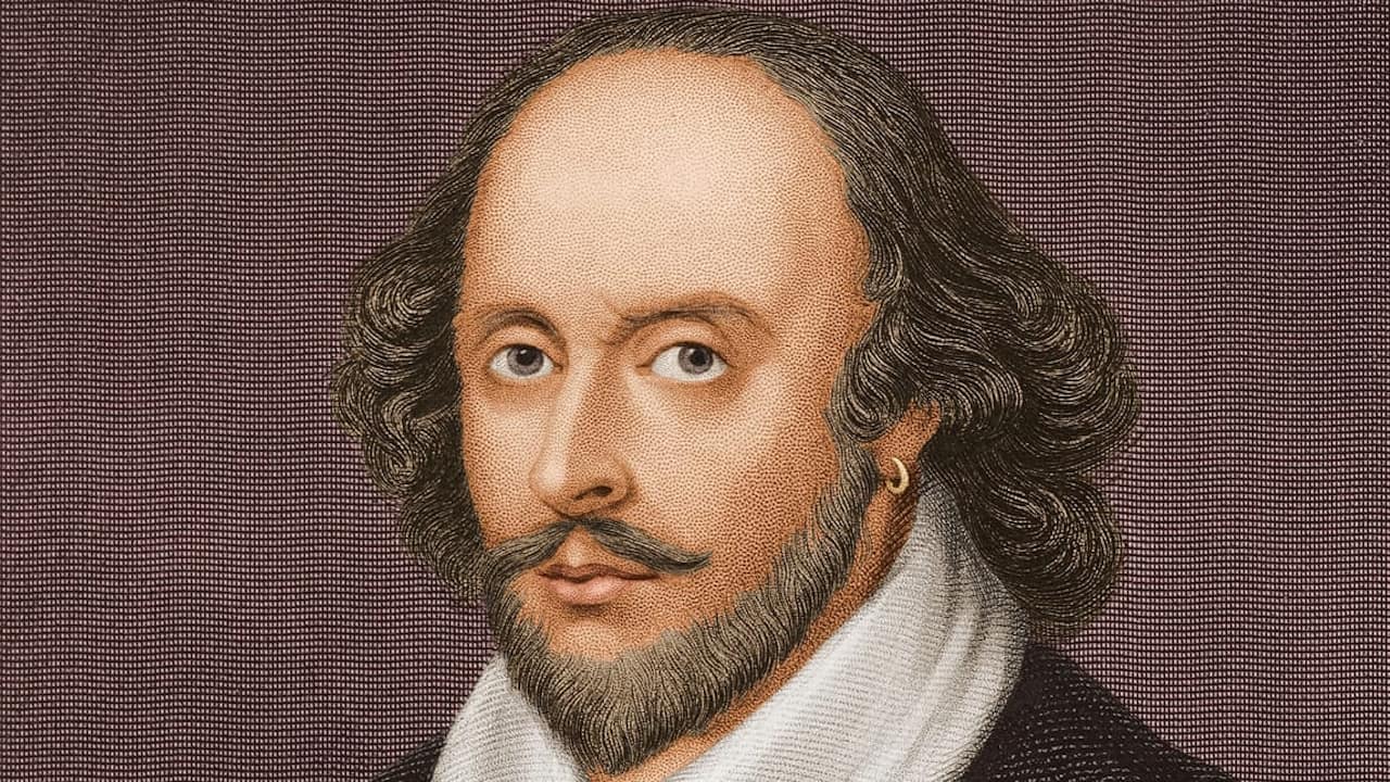 A painting of William Shakespeare indicating his brilliance as the creator of Shakespeare Expressions that we use today.